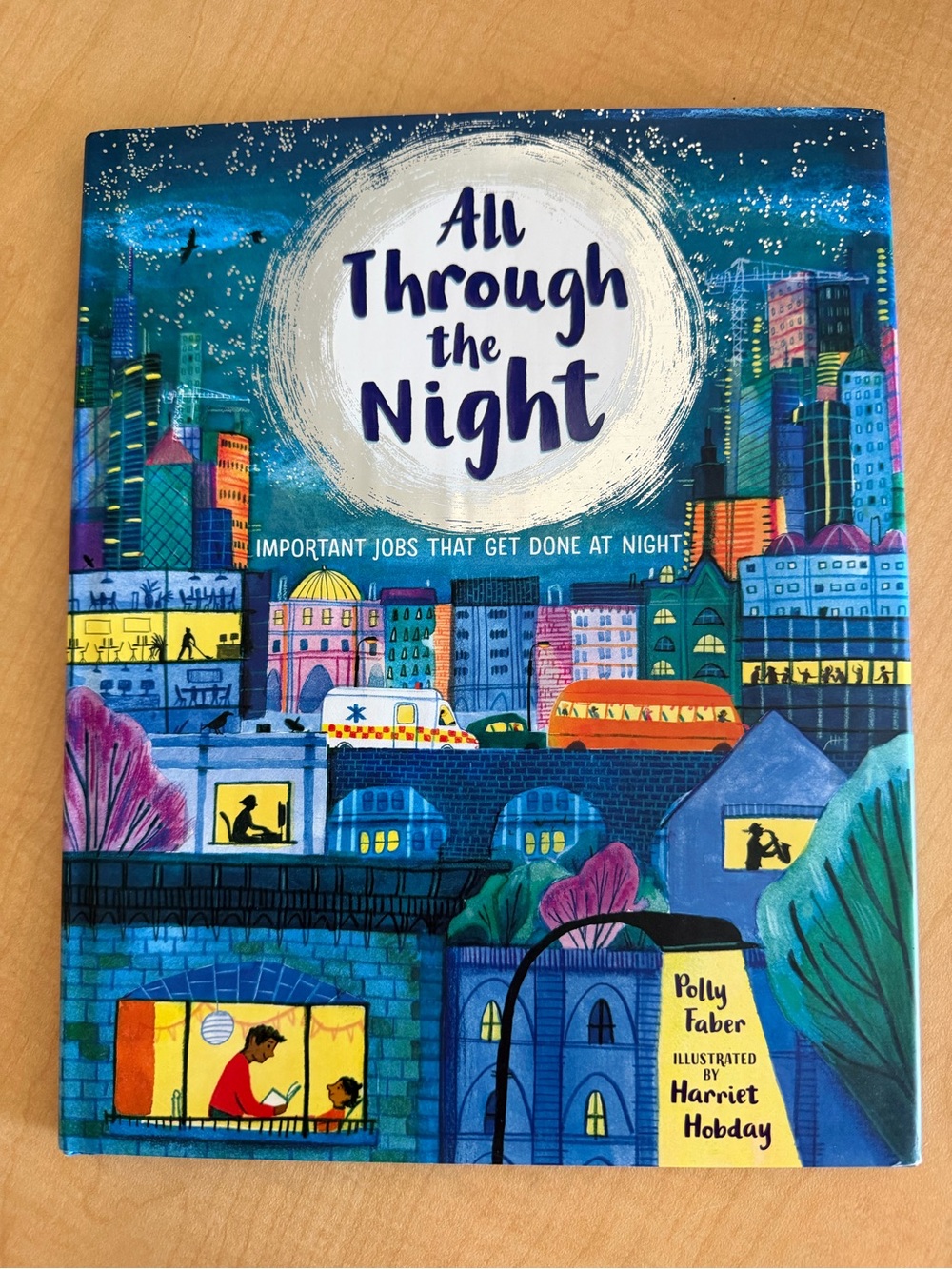 All Through the Night Jobs at Night Picture Book for Children Read Aloud